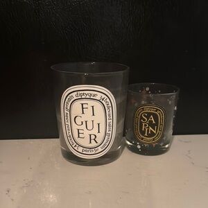 Diptyque Figuier and Sapin Empty Jars
